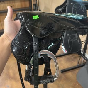 JOCKEY SADDLE WITH IRONS