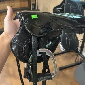 JOCKEY SADDLE WITH IRONS